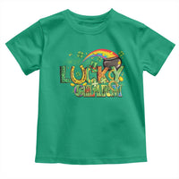 Funny St Patrick's Day Lucky Charm Toddler T Shirt Rainbow Gold Pot Clover