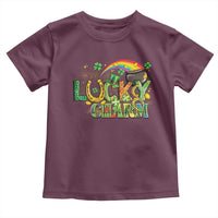 Funny St Patrick's Day Lucky Charm Toddler T Shirt Rainbow Gold Pot Clover