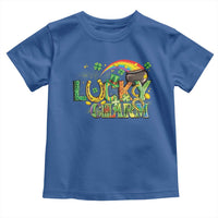 Funny St Patrick's Day Lucky Charm Toddler T Shirt Rainbow Gold Pot Clover