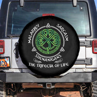 Funny St Patricks Day Irish Pride Spare Tire Cover Malarkey Sarcasm Shenanigans The Trifecta Of Life