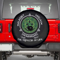 Funny St Patricks Day Irish Pride Spare Tire Cover Malarkey Sarcasm Shenanigans The Trifecta Of Life