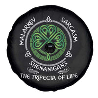 Funny St Patricks Day Irish Pride Spare Tire Cover Malarkey Sarcasm Shenanigans The Trifecta Of Life