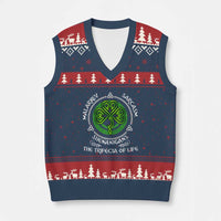 Funny St Patricks Day Irish Pride V-Neck Knit Sweater Vest Malarkey Sarcasm Shenanigans The Trifecta Of Life
