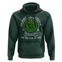 Funny St Patricks Day Irish Pride Hoodie Malarkey Sarcasm Shenanigans The Trifecta Of Life
