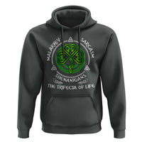 Funny St Patricks Day Irish Pride Hoodie Malarkey Sarcasm Shenanigans The Trifecta Of Life