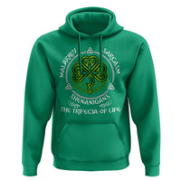 Funny St Patricks Day Irish Pride Hoodie Malarkey Sarcasm Shenanigans The Trifecta Of Life