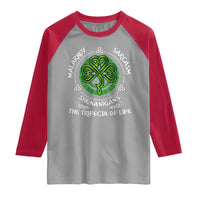 Funny St Patricks Day Irish Pride Raglan Shirt Malarkey Sarcasm Shenanigans The Trifecta Of Life