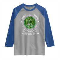 Funny St Patricks Day Irish Pride Raglan Shirt Malarkey Sarcasm Shenanigans The Trifecta Of Life