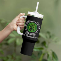 Funny St Patricks Day Irish Pride Tumbler With Handle Malarkey Sarcasm Shenanigans The Trifecta Of Life