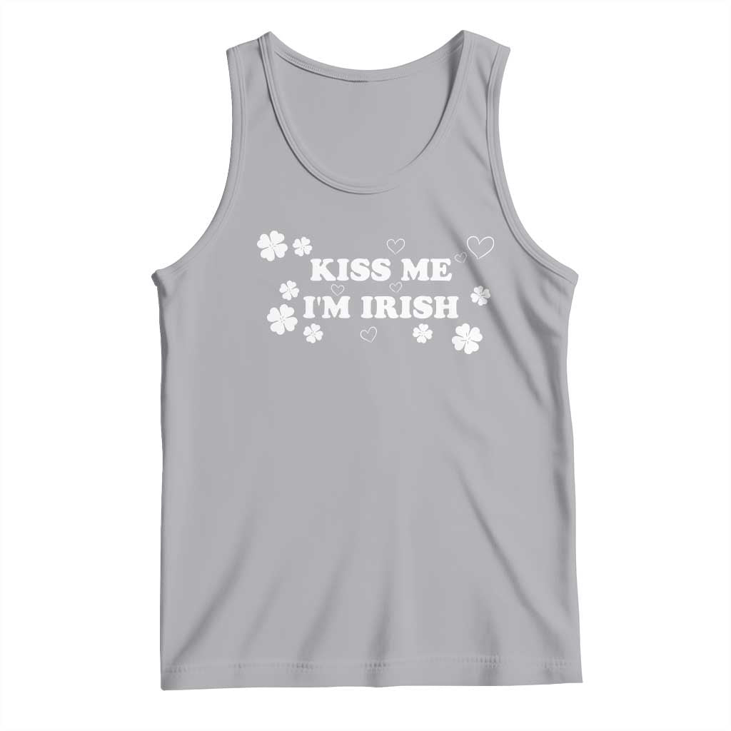 Funny Kiss Me I'm Irish St Patricks Day Tank Top