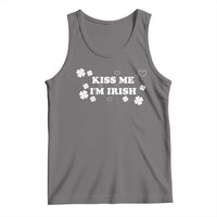 Funny Kiss Me I'm Irish St Patricks Day Tank Top