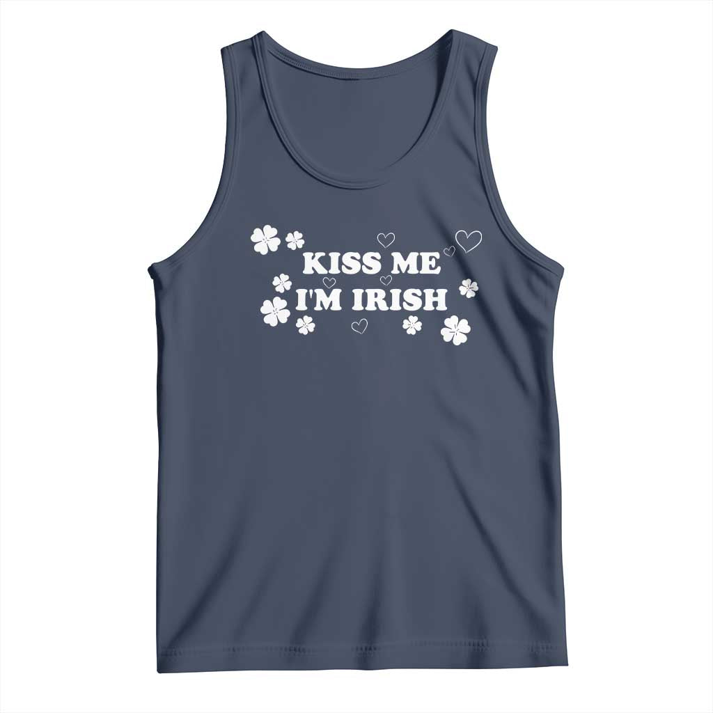 Funny Kiss Me I'm Irish St Patricks Day Tank Top