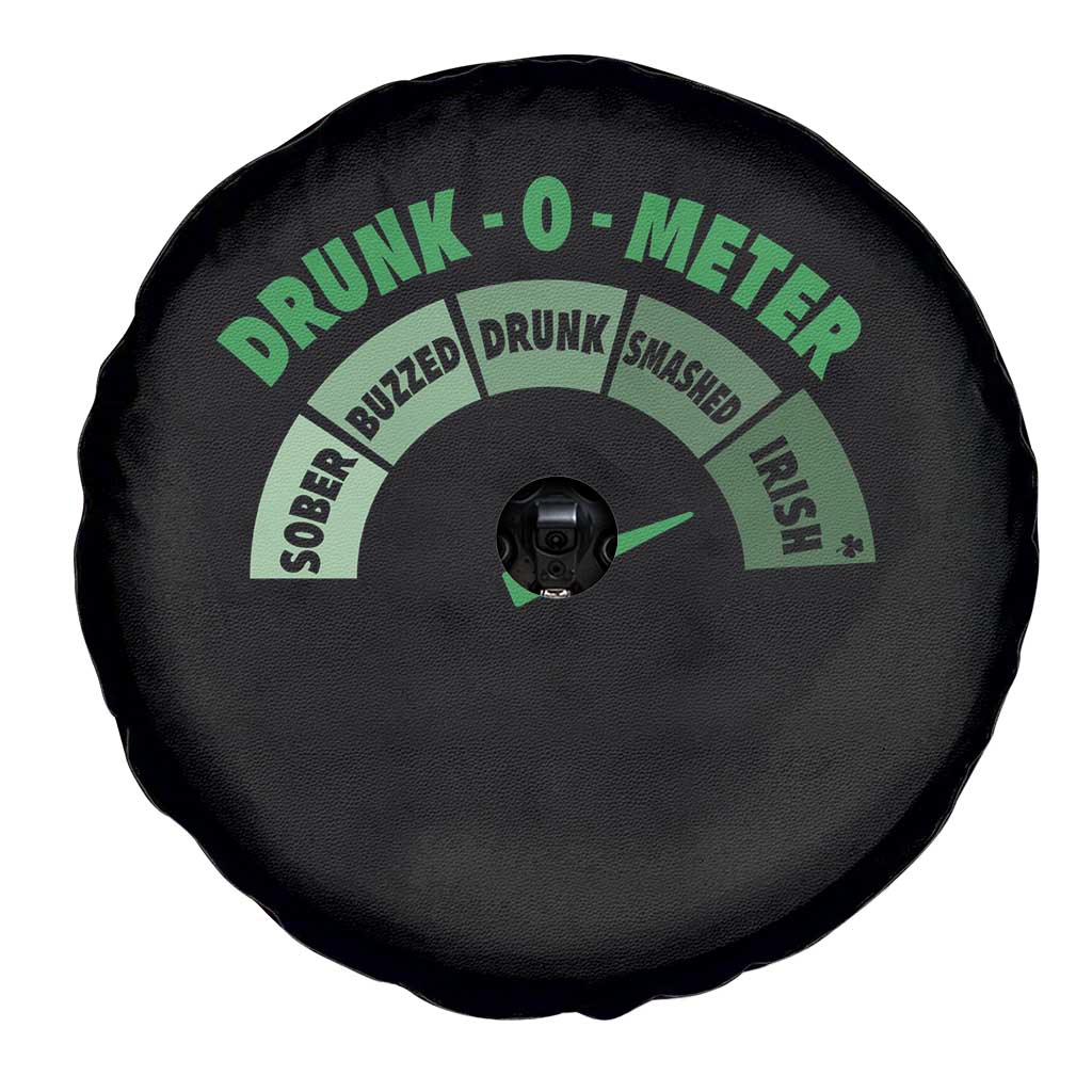 Funny Irish St. Patrick's Day Spare Tire Cover Drunk-O-Meter Drinking Party Shamrock
