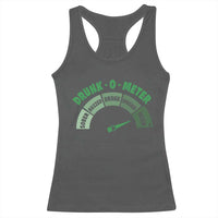 Funny Irish St. Patrick's Day Racerback Tank Top Drunk-O-Meter Drinking Party Shamrock