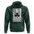 Funny St Patrick's Day Shamrock Clubs Poker Card Hoodie