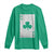 Funny St Patrick's Day Shamrock Clubs Poker Card Long Sleeve Shirt
