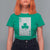 Funny St Patrick's Day Shamrock Clubs Poker Card T Shirt For Women
