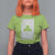 Funny St Patrick's Day Shamrock Clubs Poker Card T Shirt For Women