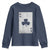 Funny St Patrick's Day Shamrock Clubs Poker Card Youth Sweatshirt