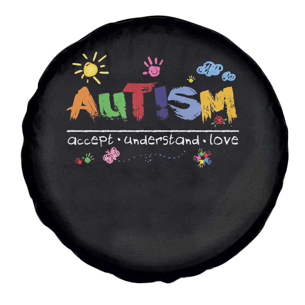 Autism Acceptance Month Spare Tire Cover Autism Accept Understand Love SPED Teachers