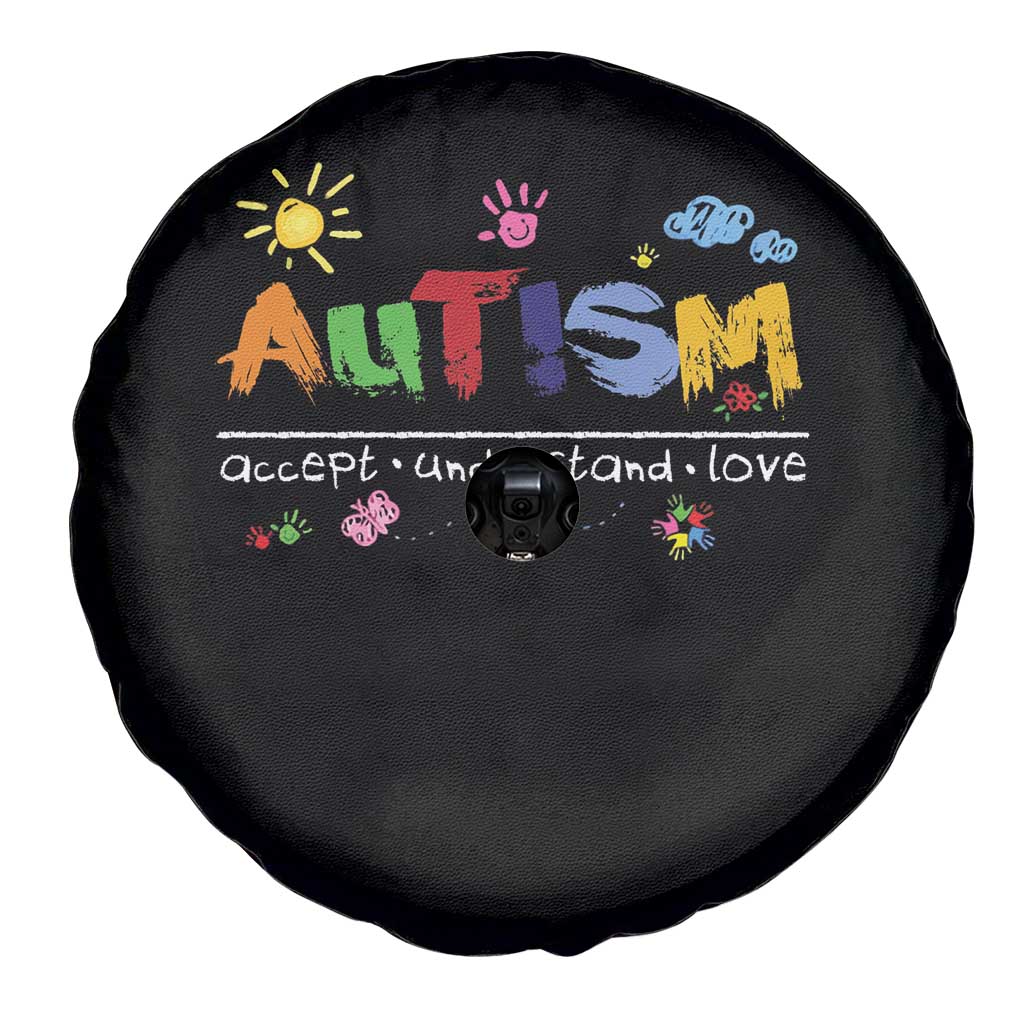 Autism Acceptance Month Spare Tire Cover Autism Accept Understand Love SPED Teachers