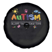 Autism Acceptance Month Spare Tire Cover Autism Accept Understand Love SPED Teachers