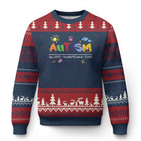 Autism Acceptance Month Ugly Christmas Sweater Autism Accept Understand Love SPED Teachers