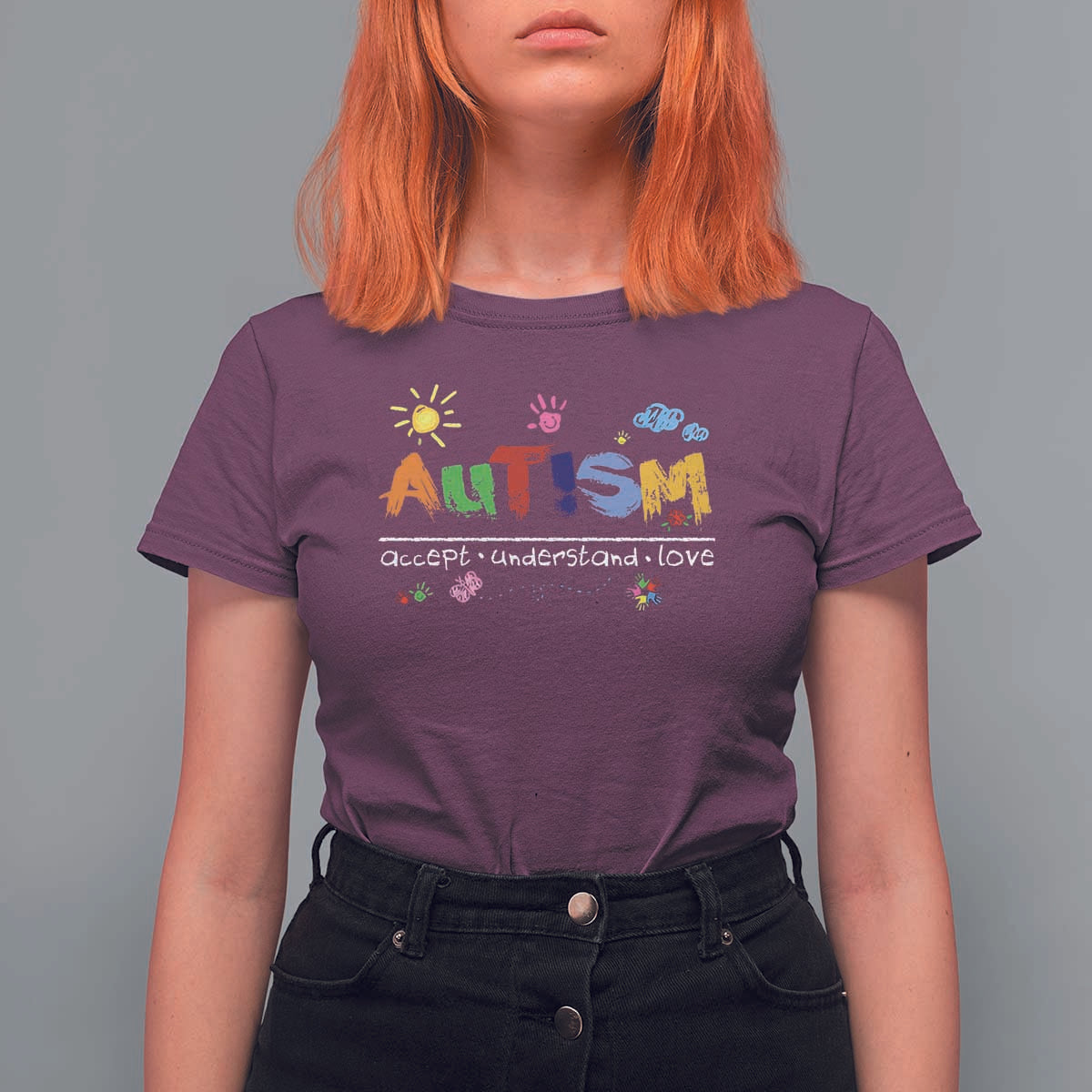 Autism Acceptance Month T Shirt For Women Autism Accept Understand Love SPED Teachers
