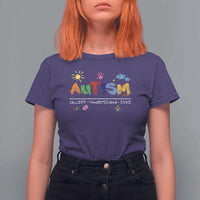 Autism Acceptance Month T Shirt For Women Autism Accept Understand Love SPED Teachers