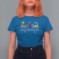 Autism Acceptance Month T Shirt For Women Autism Accept Understand Love SPED Teachers