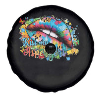 Funny Kiss My Aspergers Spare Tire Cover Asperger Syndrome Autism Awareness