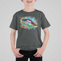 Funny Kiss My Aspergers T Shirt For Kid Asperger Syndrome Autism Awareness