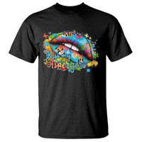 Funny Kiss My Aspergers T Shirt Asperger Syndrome Autism Awareness
