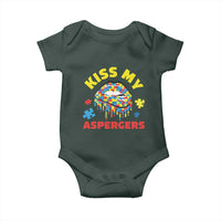 Funny Kiss My Aspergers Baby Onesie Asperger Syndrome Autism Awareness Puzzle Lips