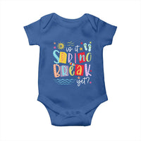 Funny Is It Spring Break Yet Baby Onesie Spring Vacation Beach