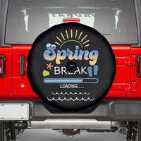 Funny Spring Break Loading Spare Tire Cover Spring Vacation Beach Sunshine