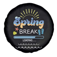 Funny Spring Break Loading Spare Tire Cover Spring Vacation Beach Sunshine
