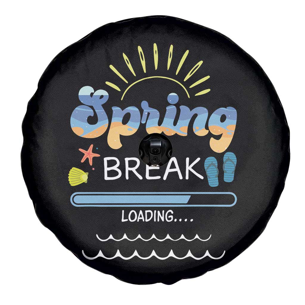 Funny Spring Break Loading Spare Tire Cover Spring Vacation Beach Sunshine