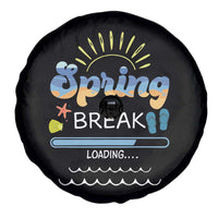 Funny Spring Break Loading Spare Tire Cover Spring Vacation Beach Sunshine