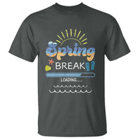 Funny Spring Break Loading T Shirt Spring Vacation Beach Sunshine