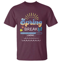 Funny Spring Break Loading T Shirt Spring Vacation Beach Sunshine