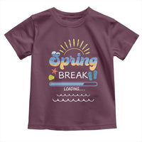 Funny Spring Break Loading Toddler T Shirt Spring Vacation Beach Sunshine