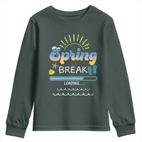 Funny Spring Break Loading Youth Sweatshirt Spring Vacation Beach Sunshine