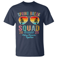 Funny Spring Break Squad 2025 T Shirt Sunglasses Family Matching