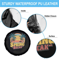 Funny Spring Break Spare Tire Cover Spring Vacation Beach Palm Tree