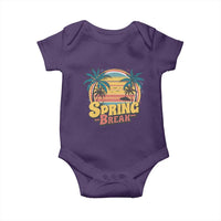 Funny Spring Break Baby Onesie Spring Vacation Beach Palm Tree