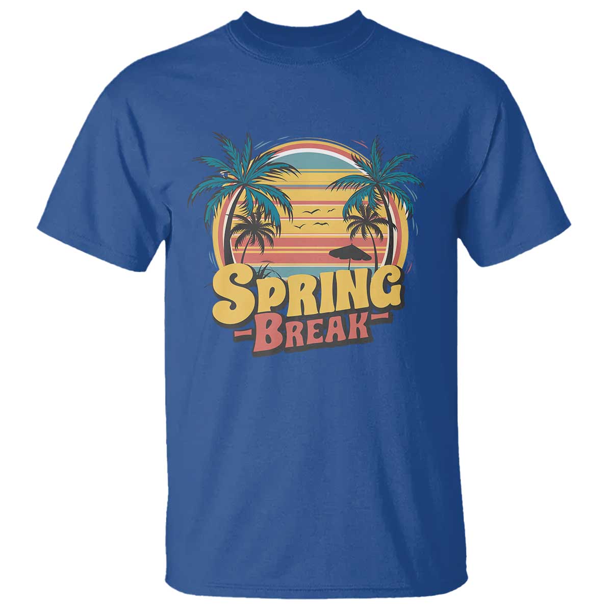 Funny Spring Break T Shirt Spring Vacation Beach Palm Tree