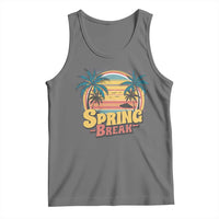 Funny Spring Break Tank Top Spring Vacation Beach Palm Tree