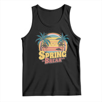 Funny Spring Break Tank Top Spring Vacation Beach Palm Tree