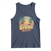 Funny Spring Break Tank Top Spring Vacation Beach Palm Tree